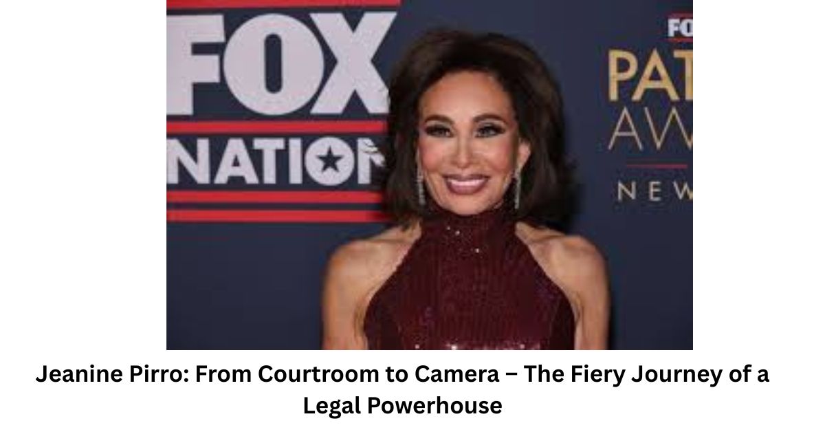 Jeanine Pirro From Courtroom to Camera The Fiery Journey of a Legal Powerhouse