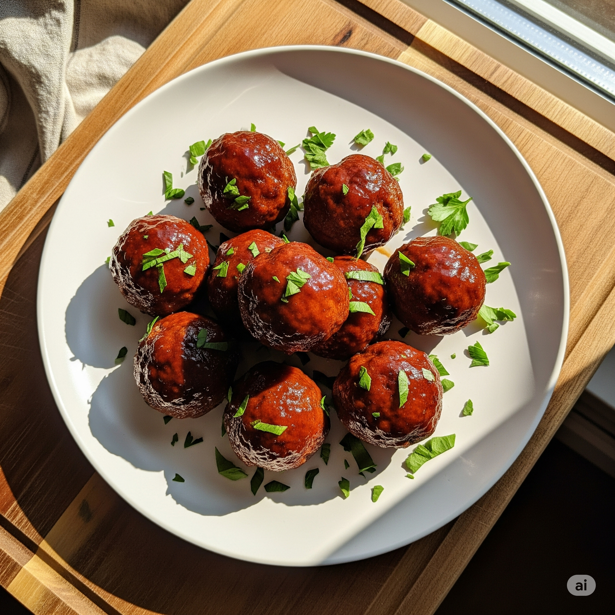 Bourbon Honey BBQ Meatballs