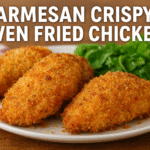 Parmesan Crispy Oven Fried Chicken